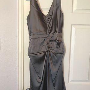 Knee length gray women’s dress